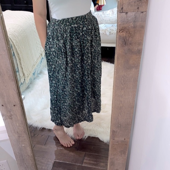 Vintage floral maxi skirt size large - Picture 1 of 6